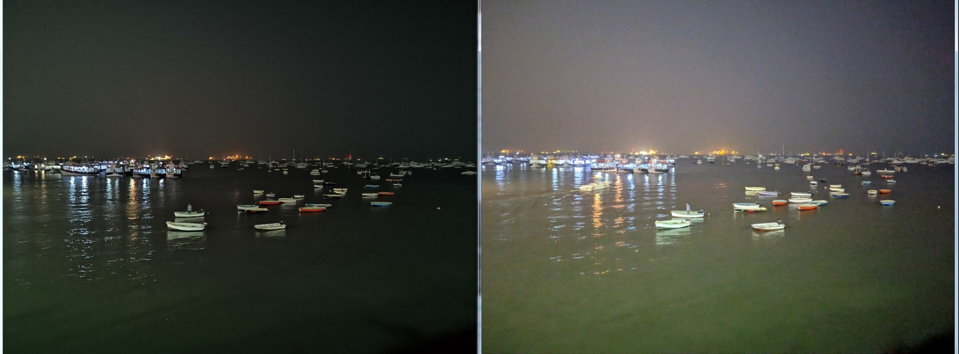 Huawei's Night Mode vs Google's Night Scape